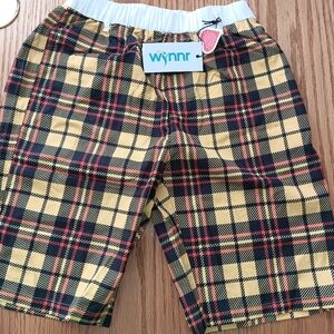 Plaid Shorts Kids